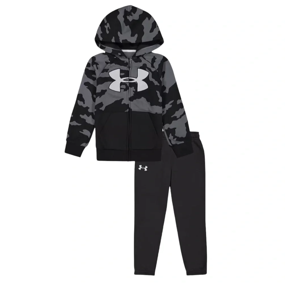 Under Armour Fury Camo Long-Sleeve Hoodie and Pants Set